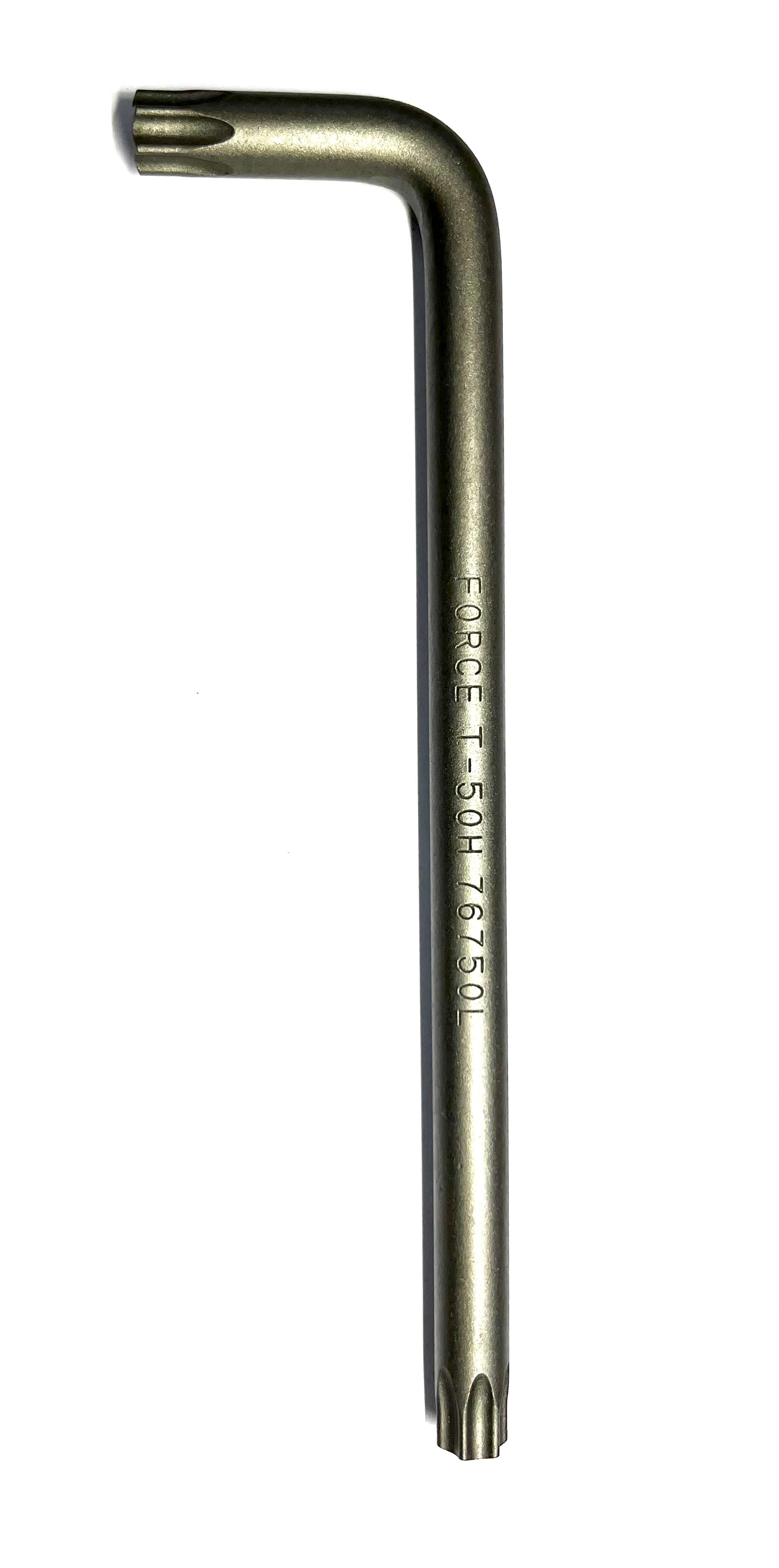 Ключ Torx Т-50H (Г-образный) с отверстием (длинный)