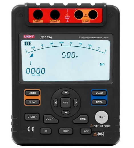 UT513A UNI-T Мегаомметр цифровой