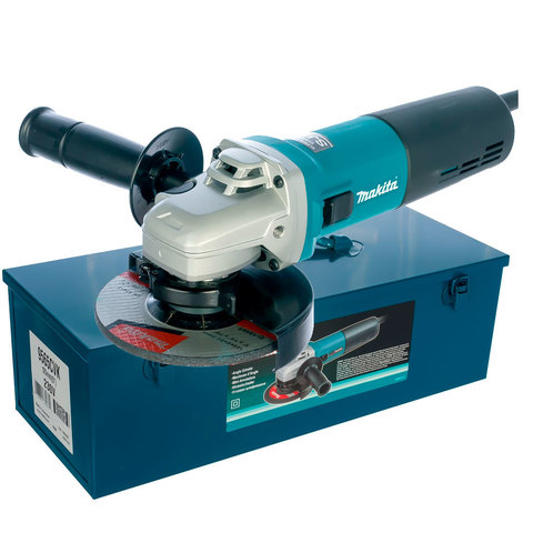 Makita 9565CVK Болгарка УШМ 1400Вт 125мм (плавный пуск) в кейсе