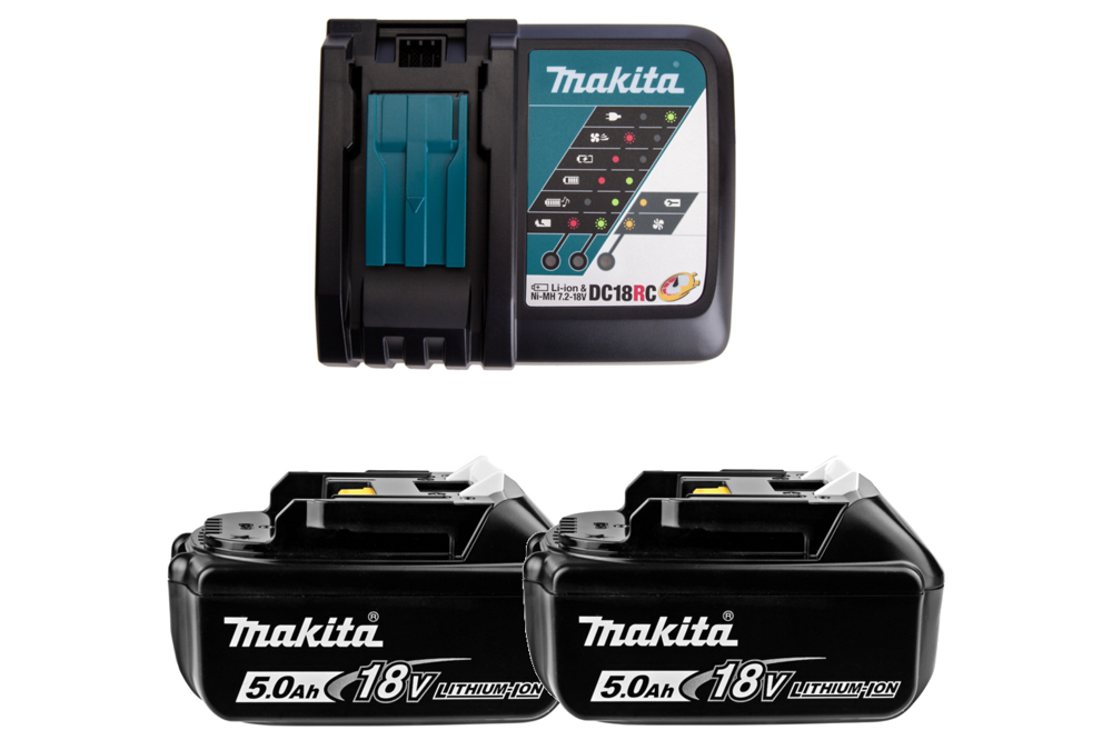 Makita 191L74-5 Два аккумулятора BL1850B и ЗУ DC18RC