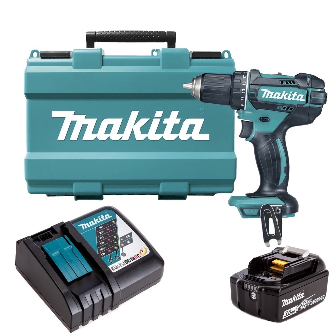 Makita DDF485RF Аккумуляторная дрель-шуруповерт