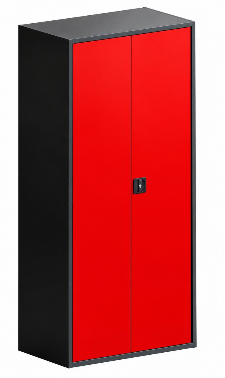 Шкаф универсальный, красный-черный /VALTOR-IQF-CC7A2-RD/ 1860х850х500мм