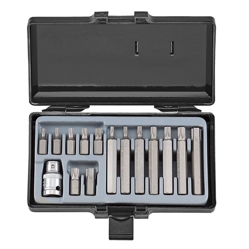 1/2" Набор бит-Torx 10мм  L=30;75мм  (15пр.)