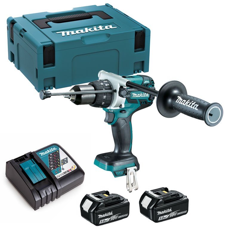 Makita DHP481RTJ Ударная Дрель-шуруповерт 115 Нм
