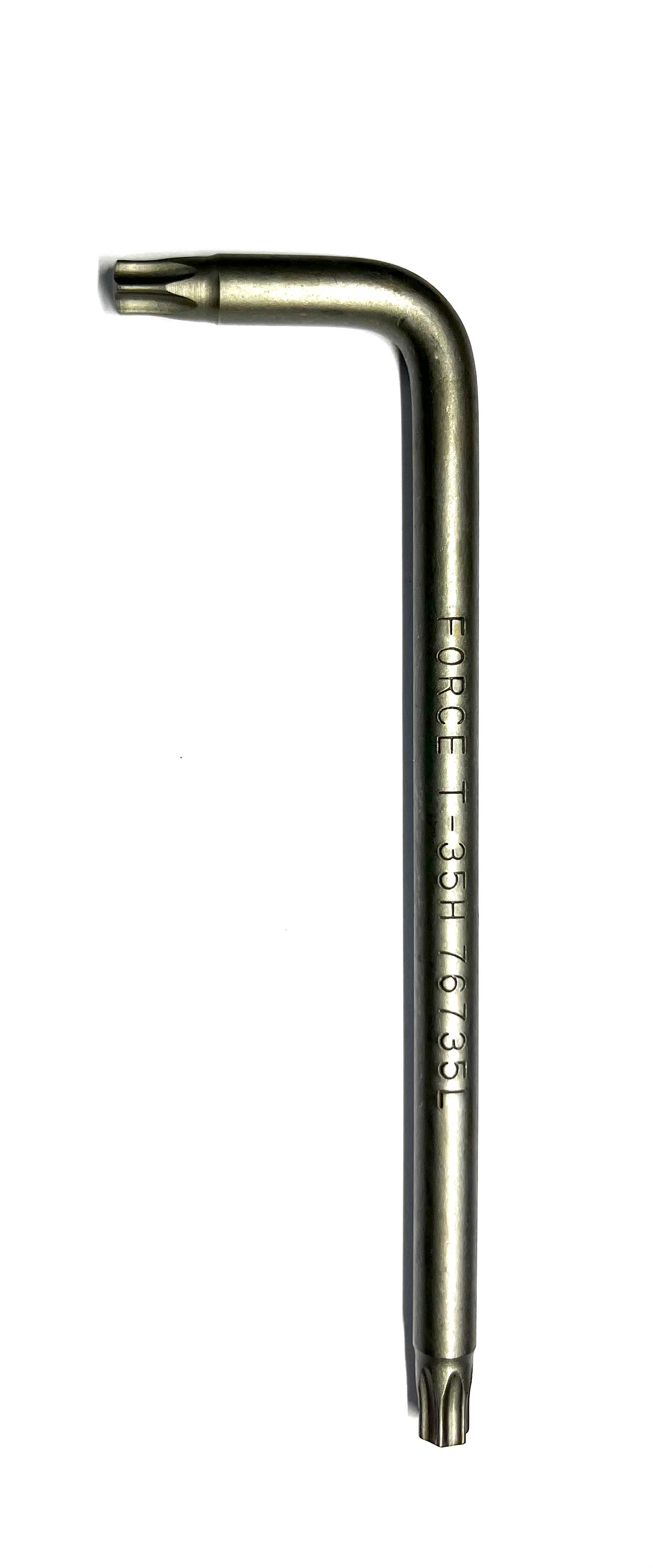 Ключ Torx Т-35H (Г-образный) с отверстием (длинный)