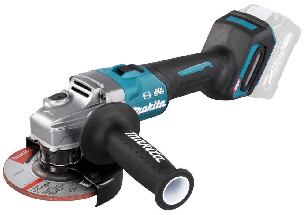 Makita GA005GZ Машина шлифовальная угловая аккум. XGT BL 40В, 125 мм, 8500 об/мин,слайдер