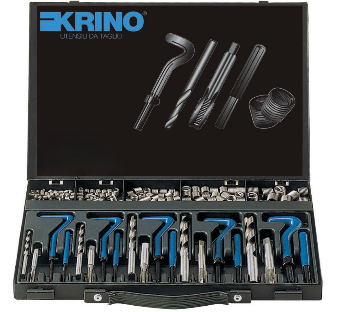 Krino Набор для восстановления резьбы UNF 1/4-1/2 (95пр.)