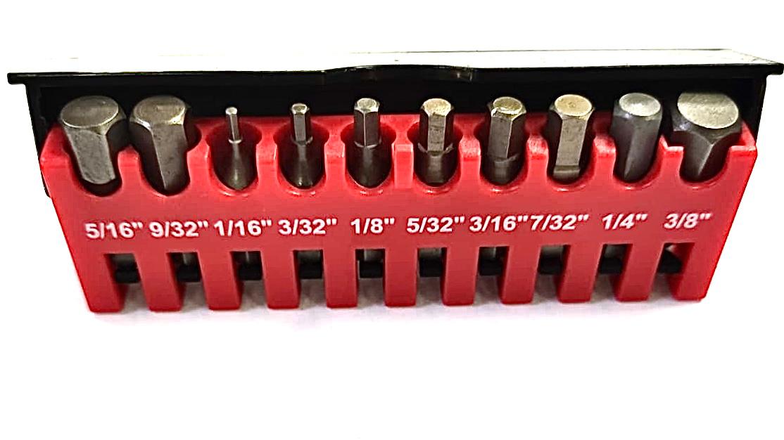 1/4" Набор бит Шестигранников (дюймовый) (10пр.)