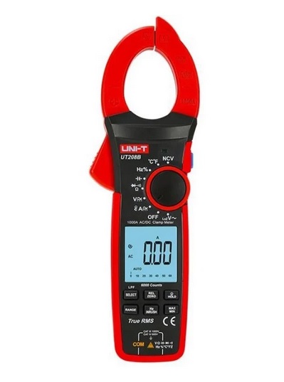 UT208B UNI-T Мультиметр цифровой с токоизмерительными клещами