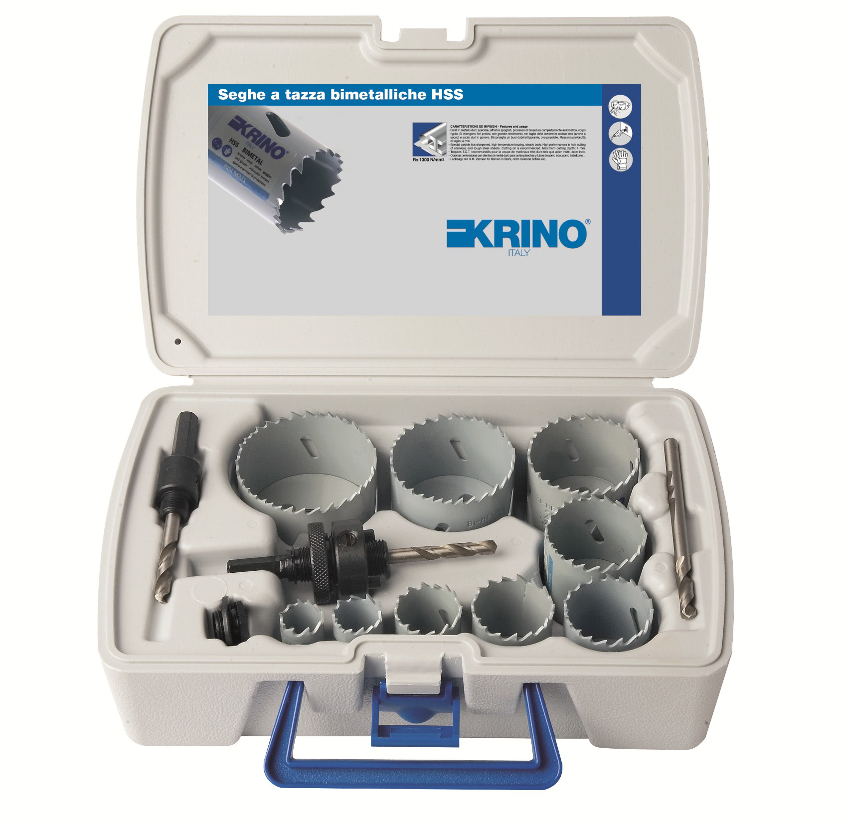 Krino Набор коронок по металлу 19-64 (9пр.)