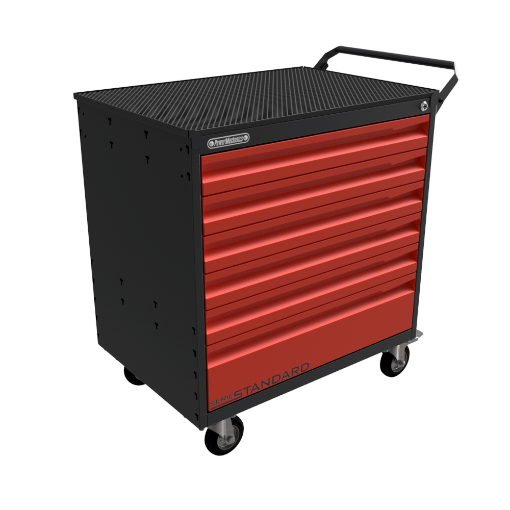 Тумба для инструментов, 6 выдвижных ящиков /PowerMechanics-STW6101001DR/