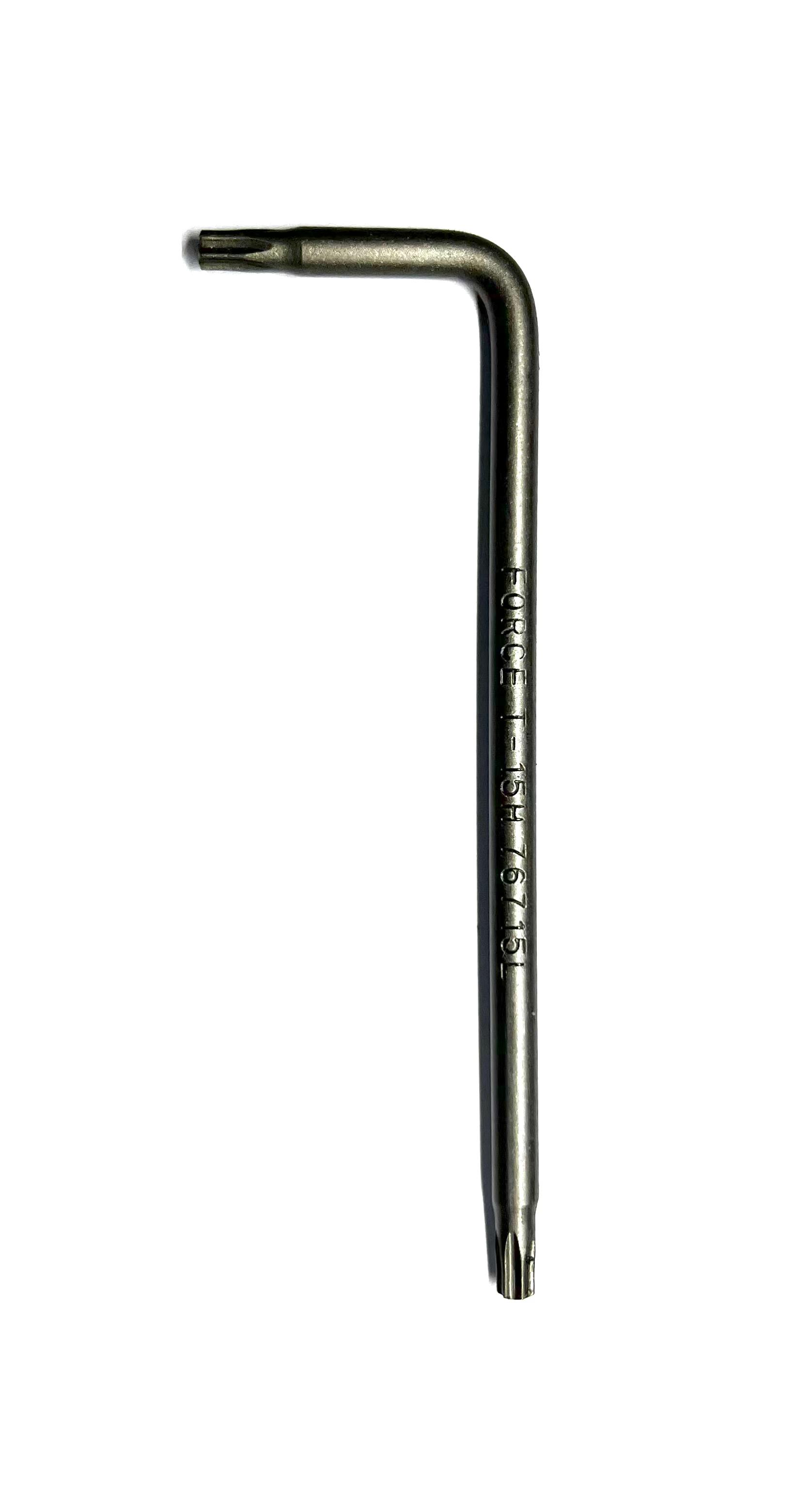 Ключ Torx Т-15H (Г-образный) с отверстием (длинный)