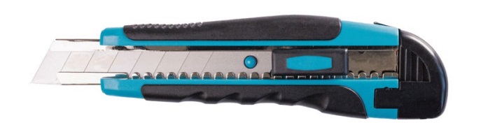 INECO Нож канцелярский "RUBBER" (лезвие 18мм)
