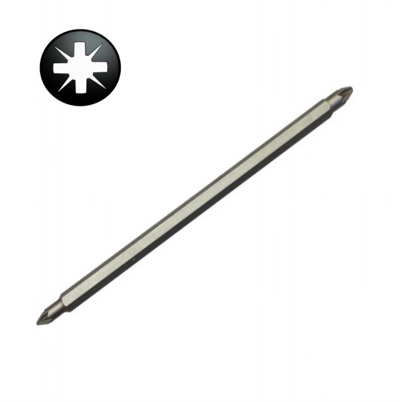 1/4" Бита двухсторонняя Pozidriv PZ.3*PZ.4  (длинная) (165) 