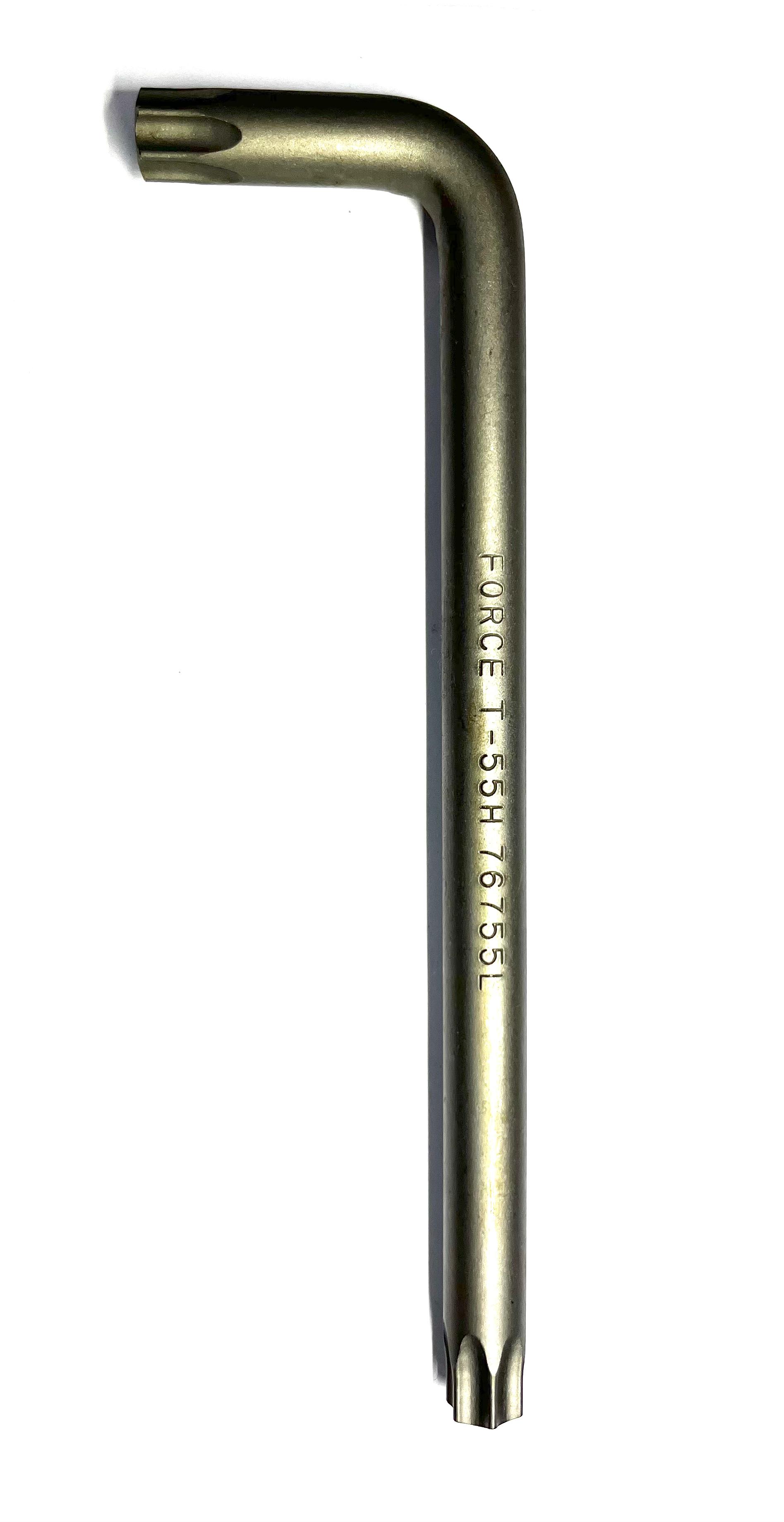 Ключ Torx Т-55H (Г-образный) с отверстием (длинный)