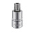 1/2" Бита-насадка Torx T80 L=70мм с отверстием (короткая)