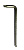 Ключ Torx Т-40H (Г-образный) с отверстием (длинный)