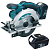 Makita DSS610RF Аккумуляторная пила по дереву, 18В, 1х3Ач. LI-ion, 3700 об/м диск - ф 165 мм, рез-57