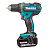 Makita DDF482RME Аккумуляторная дрель-шуруповёрт 18V, 2х4 Ач