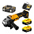 DeWALT Аккумуляторная угловая шлифмашина 125мм DCG407M2T-QW