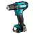 Makita DF333DWYE4 Аккумуляторная дрель-шуруповерт 12В (набор бит)