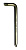 Ключ Torx Т-55H (Г-образный) с отверстием (длинный)